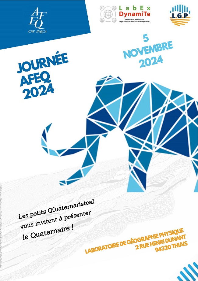 Journée AFEQ 2024 - Les petits Q(uaternaristes) vous invitent à présenter le Quaternaire !