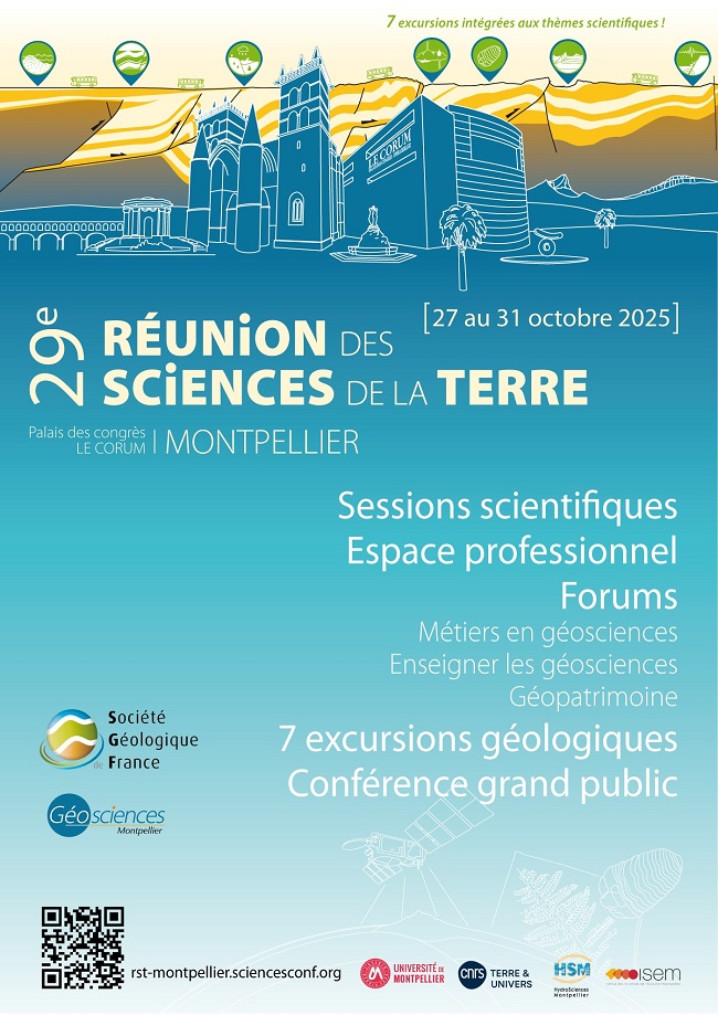 29e Réunion des Sciences de la Terre à Montpellier