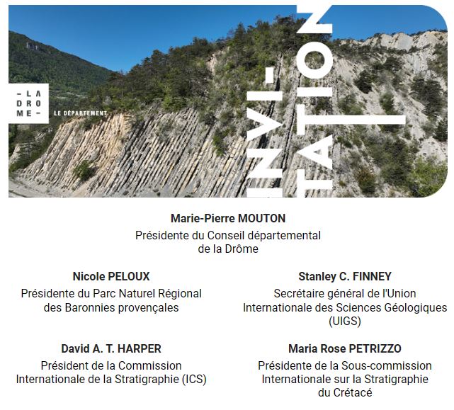 Cérémonies de pose des clous d\'or de l’Albien et de l’Hauterivien