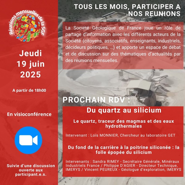 Du quartz au silicium - Réunion mensuelle de la SGF