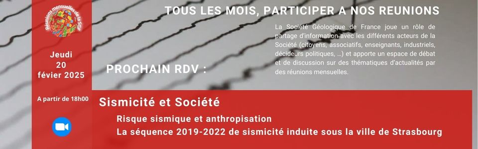 Sismicité et Société - Réunion mensuelle de la SGF