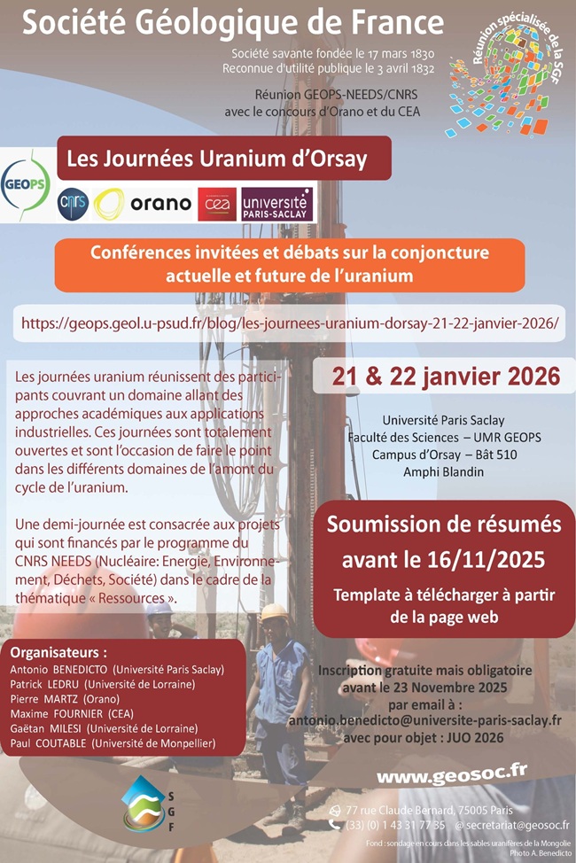 Les Journées Uranium d’Orsay