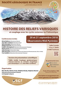 Histoire des reliefs varisques et couplages avec les cycles externes au Paléozoïque