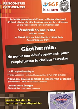 Géothermie : de nouveaux développements pour l’exploitation de la chaleur terrestre / Paris